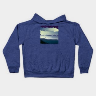 Mountains Abstraction Kids Hoodie